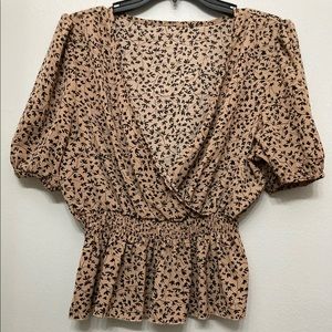 Shein V-Neck Blouse Size XL